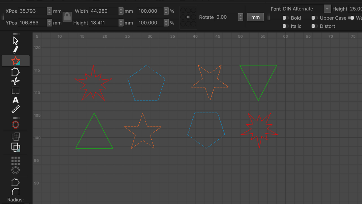 LightBurn 2.0: Dark Mode, New Shapes, Edit Nodes toolbar, and more