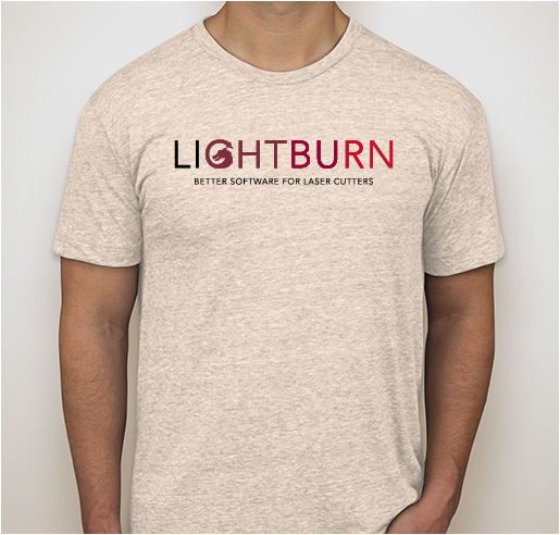 Men's LightBurn T-Shirt - Oatmeal